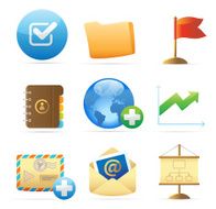 Icons for business metaphor N3