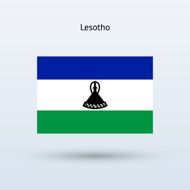 Lesotho Flag N8