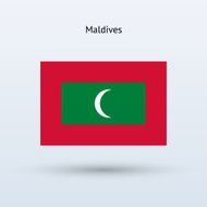 Maldives flag N12