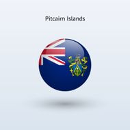 Round flag of Pitcairn Islands