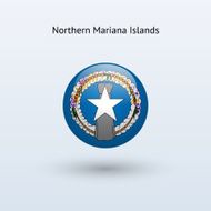 Round flag of Northern Mariana Islands