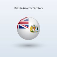 Round flag of British Antarctic Territory