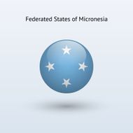 Round flag of Micronesia