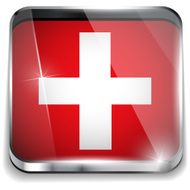 Switzerland Flag Smartphone Application Square Buttons N2