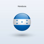 Round flag of Honduras