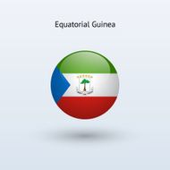 Round flag of Equatorial Guinea