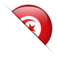 Tunisia Flag Glossy Button Hidden