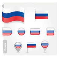 Russian flag icons