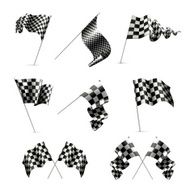 Checkered flags set N6
