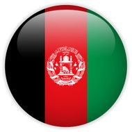 Afghanistan Flag Glossy Button N7