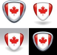 Canadian Flag Crest