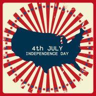 abstract independence day background with special objects N5