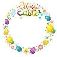 Easter Icons Wreath