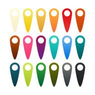 Set of 18 pins