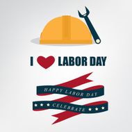 Labor day ribbon