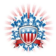 American Symbol and stars