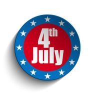 United States Independence Day Button N3