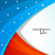 Creative flag for American Presidents Day celebration