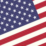 USA flag close up