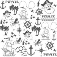 Pirate pattern N6