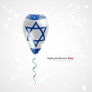 Flag of Israel on balloon N2