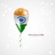 Flag of India on balloon N2