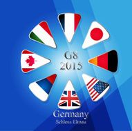 G8 summit infographic