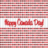 Happy Canada Day card in vector format N33