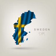 Swedish flag as a country