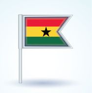 Flag of Ghana vector illustration N11