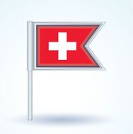 Flag of switzerland vector illustration N9