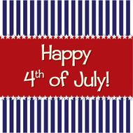 Happy Independence Day card in vector format N6
