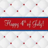 4th of July card in vector format N5