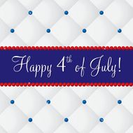 4th of July card in vector format N6
