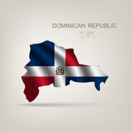 Flag of the Dominican Republic as a country