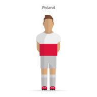 Poland football player Soccer uniform