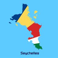 vector map of Seychelles N2