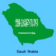 vector map of Saudi Arabia
