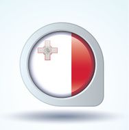 Flag of Malta vector illustration N11