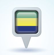 Flag of Gabon vector illustration N11