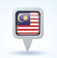 Flag of Malaysia vector illustration N8