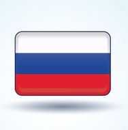 Flag of Russia vector illustration N11