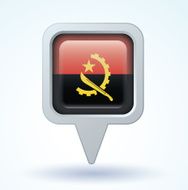 Flag of Angola vector illustration N10