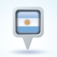 Flag of Argentina vector illustration N11