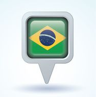 Flag of Brazil vector illustration N6