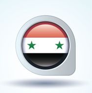 Flag of United Arab Republic vector illustration N8