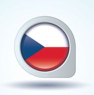 Flag of Czech republic vector illustration N10
