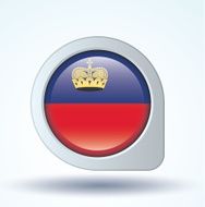 Flag of Liechtenstein vector illustration N11