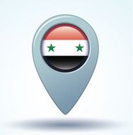 Flag of United Arab Republic vector illustration N9