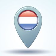 Flag of Luxembourg vector illustration N11